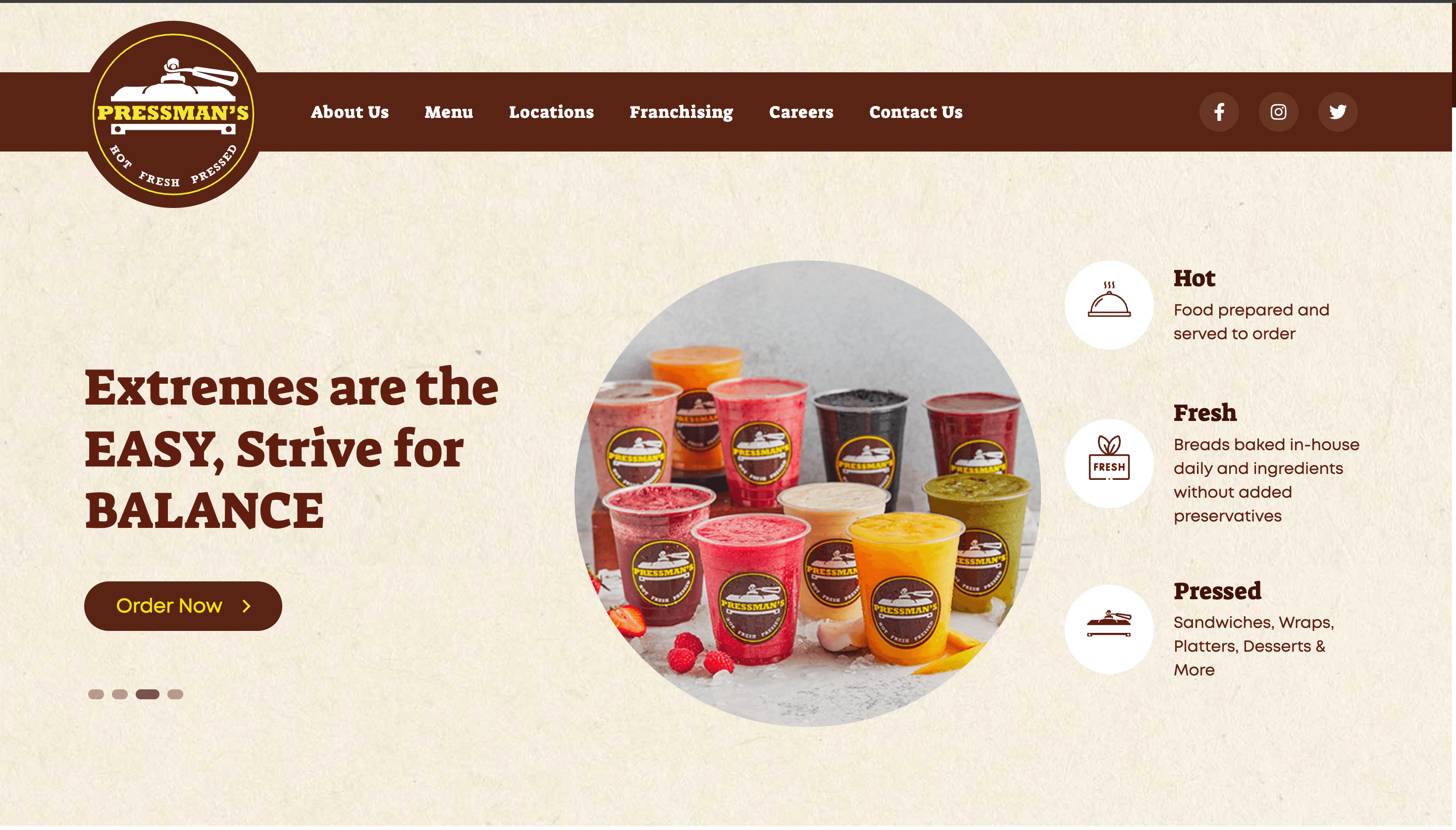 Pressman's — Hot Fresh Pressed